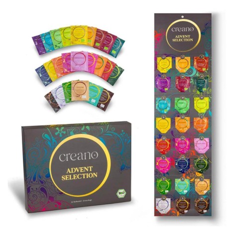 Advent Calendar Set Creano with Organic Teas - 24 Sachets