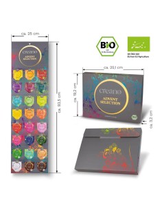 Advent Calendar Set Creano with Organic Teas - 24 Sachets