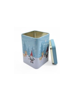Lata Duende de Navidad de 100 grs - ideal para preservar té o café