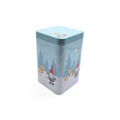 Lata Duende de Navidad de 100 grs - ideal para preservar té o café