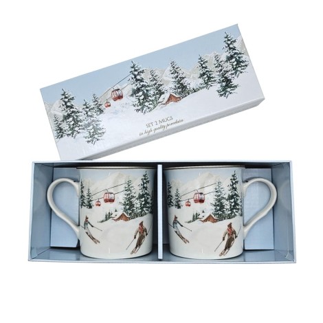 Conjunto 2 Canecas de Porcelana Winter – 300ml