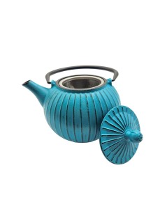 Théière en Fonte Turquoise Mizuki – 800 ml