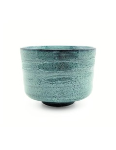 Chawan Taiki Kanji Green – Tasse en Céramique Artisanale pour Matcha