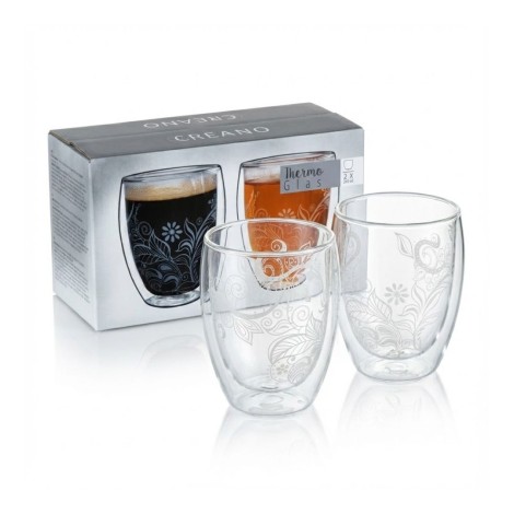 Tasse Doppel-Glas Creano - Floral Collection