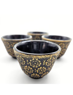 Set Théière en Fonte Yangste avec 4 Tasses – Tradition Japonaise