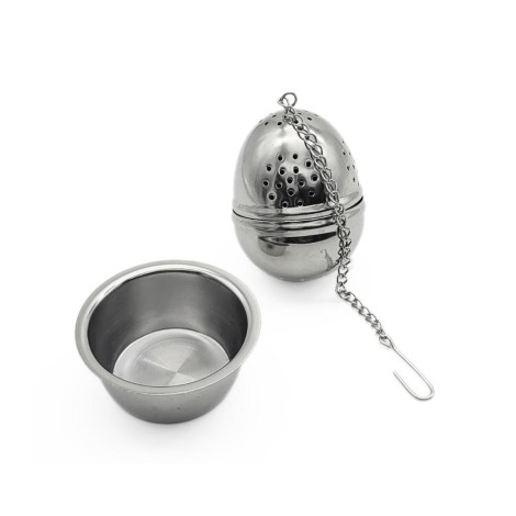Infusor de Acero Inoxidable - Huevo con Soporte 4 cm - Accesorio Duradero