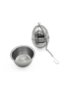 Infuseur à Thé en Inox – Oeuf avec Support 4 cm - Accessoire Durable