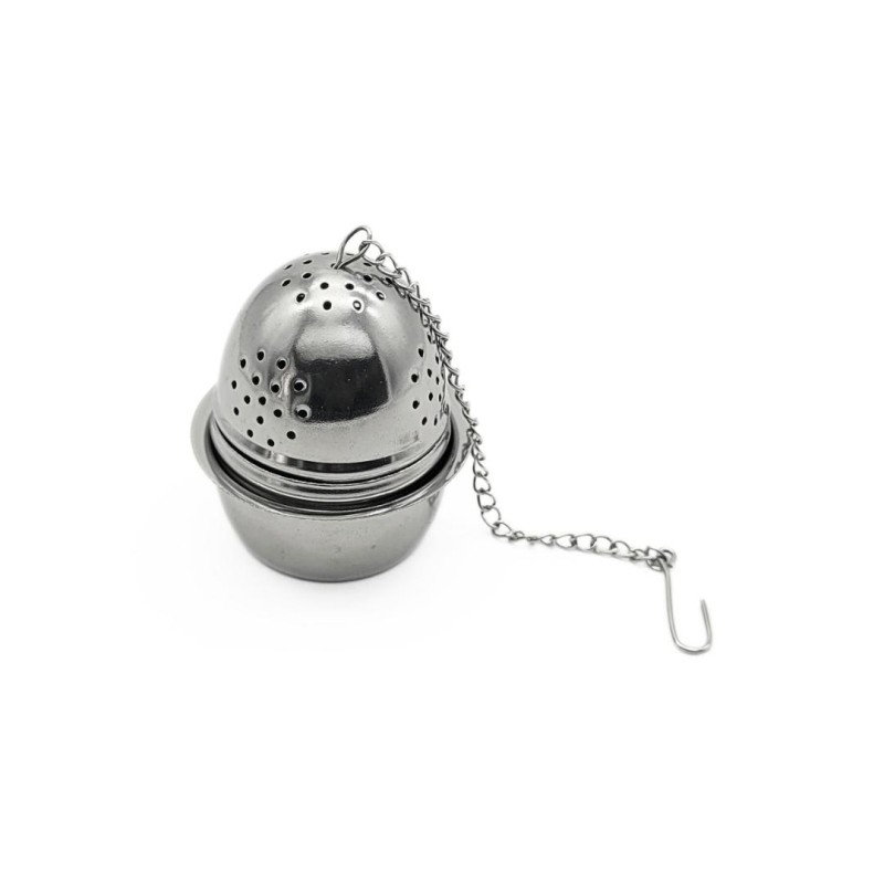 Stainless Steel Tea Infuser – Perforated Egg with Stand 4 cm - Durable