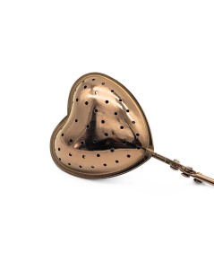 Infusore per Tè a forma di Cuore e Filtri da tè in acciaio inossidabile