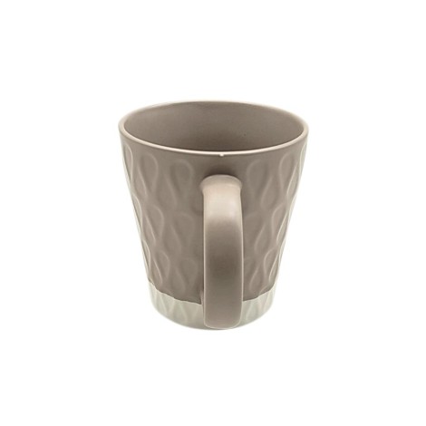 Porzellantasse Cozy Orange - 260 ml – Modernes, strukturiertes Design