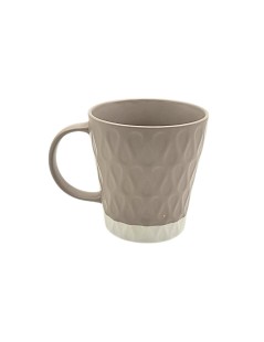 Porzellantasse Cozy Orange - 260 ml – Modernes, strukturiertes Design
