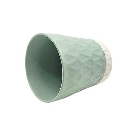 Caneca de Porcelana Cozy Light Green - 260ml - Acabamento Texturizado