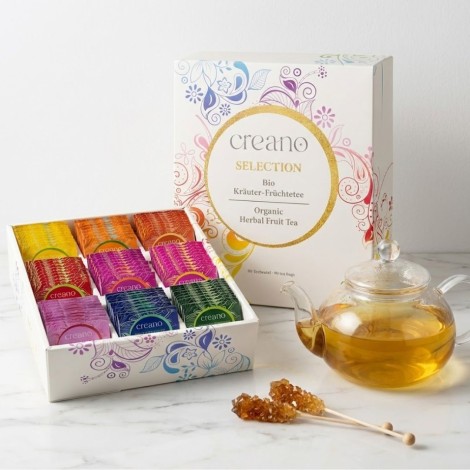 Caja de Tés Ecológicos Creano Premium Frutas y Hierbas - 90 Bolsitas