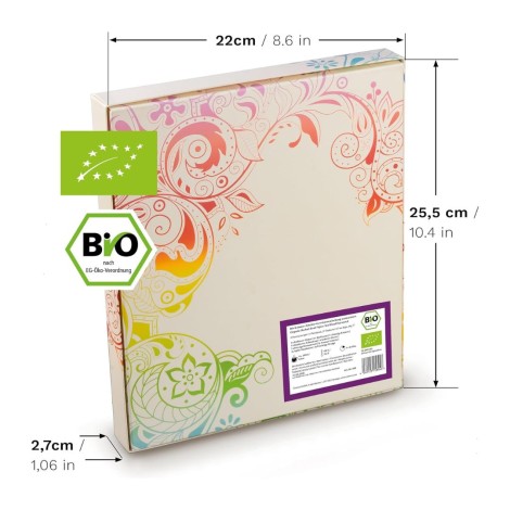 Caja de Tés Ecológicos Creano Premium Frutas y Hierbas - 27 Bolsitas