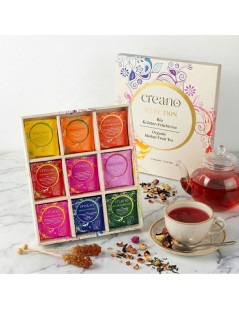Creano Premium Bio Kräuter und Früchte Teebox – 27er Mix-Geschenkbox