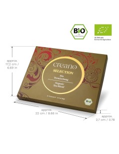Creano Premium Bio-Kräuter Classic Teebox – 24er Mix-Geschenkbox