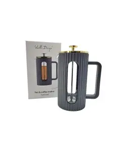 Tea and Coffee Maker Vialli Design 1000ml Grigio - Caraffa a Stantuffo