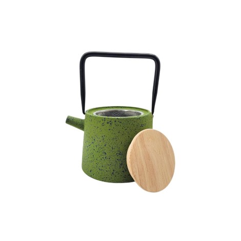 Théière en Fonte Vert Mori avec 1200 ml | Design Minimaliste