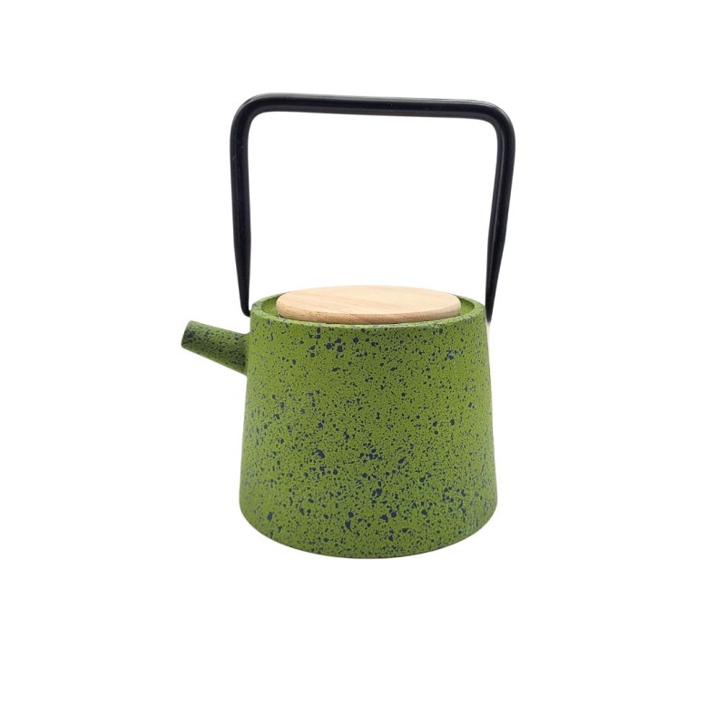 Teiera in Ghisa Verde Mori 1200 ml | Design Minimalista