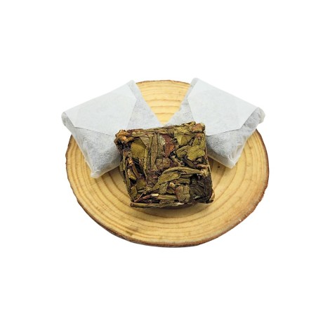 Chá Oolong China Zhang Pin Shui Xuan - 10grs - Folhas inteiras prensadas