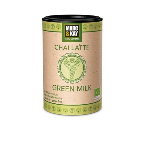 Chai Latte Green Milk Bio – 250g - Frische mit Matcha und Gewürzen