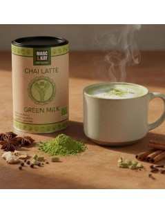 Chai Latte Green Milk Biologique – 250grs - Fraîcheur au Matcha et Épices