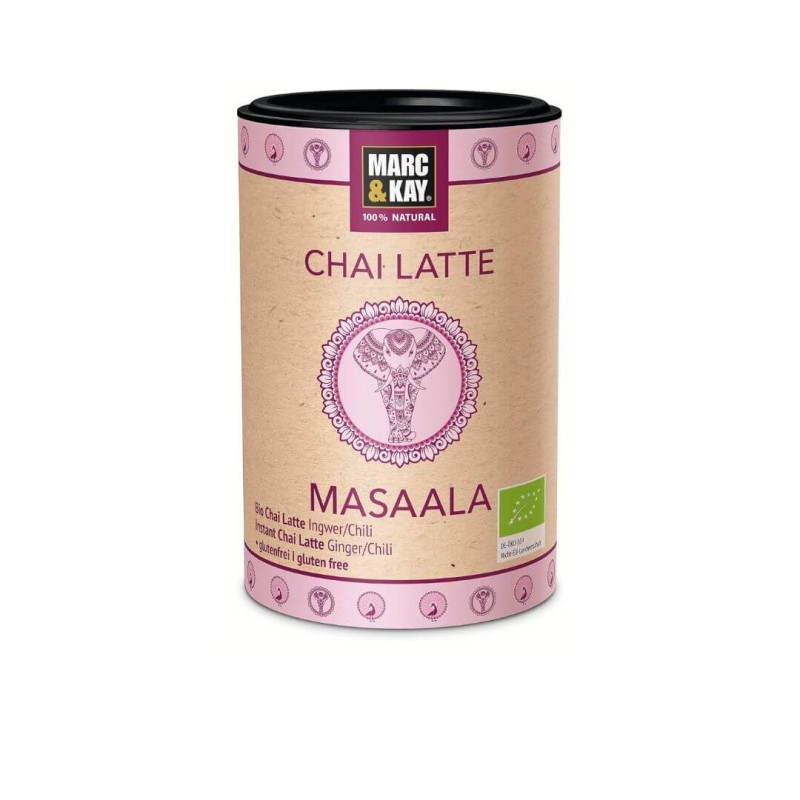 Chai Latte Masaala Biologico 250grs Marc & Kay con spezie indiane