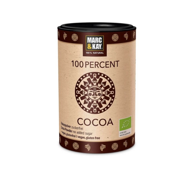 100% Cacao in Polvere Biologico 175 g – Puro, Vegano e Senza Zucchero
