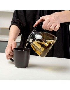 Teekanne aus Glas mit Edelstahl-Infuser – 1100 ml Fassungsvermögen