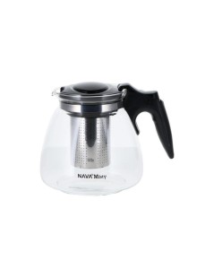 Teiera in Vetro con Infusore in Acciaio Inox – capacità 1100 ml