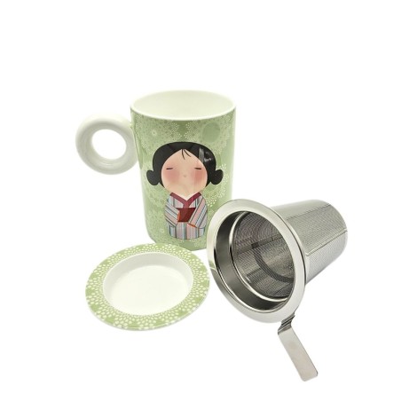 Porcelain Mug Hito Lime – 300ml