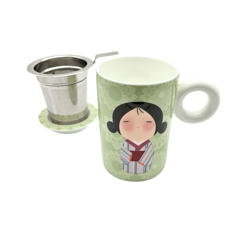 Caneca de Porcelana Hito Lime - 300ml