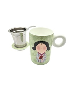 Caneca de Porcelana Hito Lime - 300ml