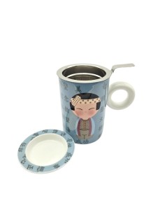 Taza de Porcelana Hito Blue – 300ml