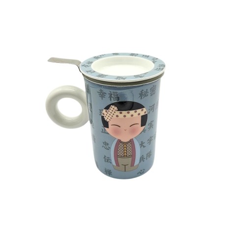 Taza de Porcelana Hito Blue – 300ml