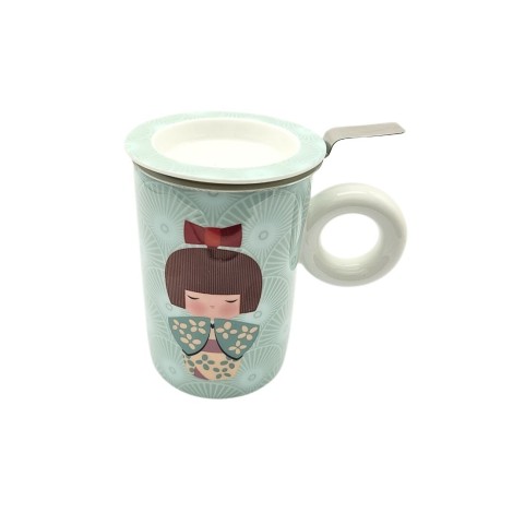 Porcelain Mug Hito Light Green – 300ml