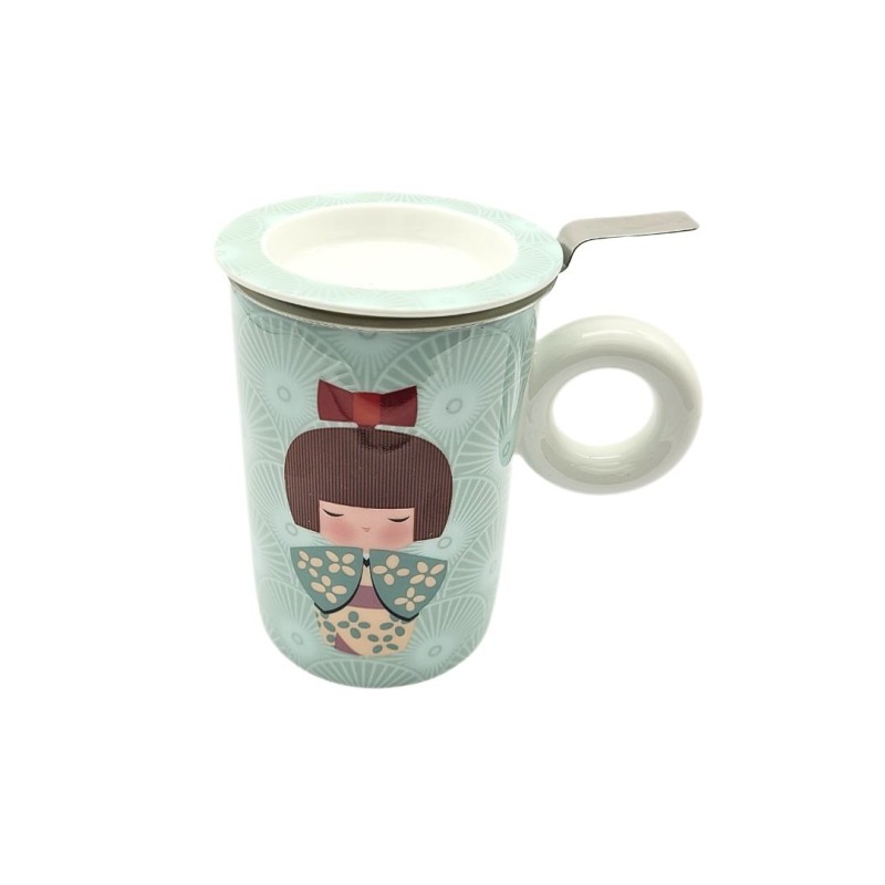Caneca de Porcelana Hito Light Green - 300ml