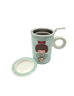 Tasse en Porcelaine Hito Light Green – 300ml