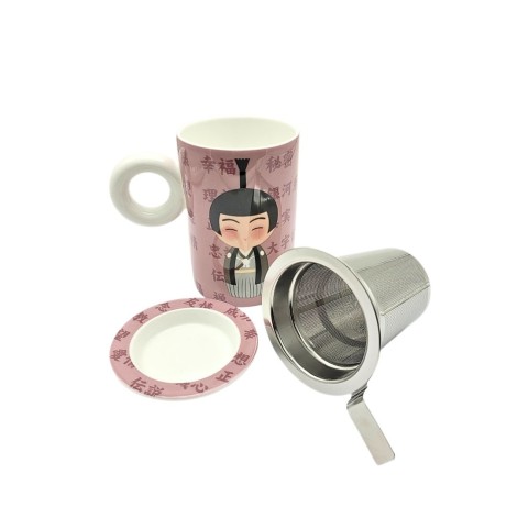 Tasse en Porcelaine Hito Purple – 300ml