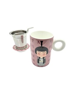Taza de Porcelana Hito Purple – 300ml