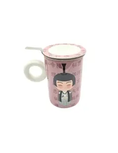 Taza de Porcelana Hito Purple – 300ml