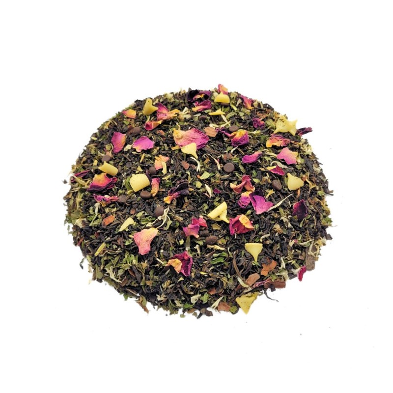 Tè Nero con Cioccolato e Menta