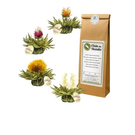 Pack 4 Blumen Tee Tealini