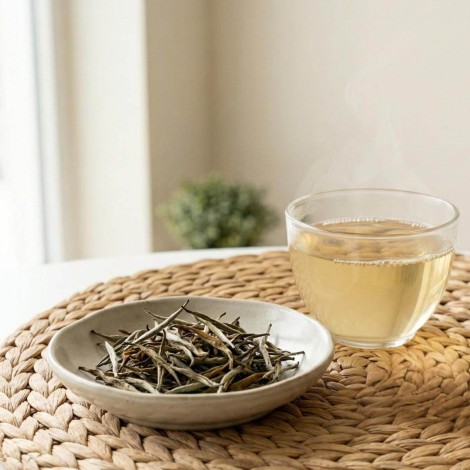 Té Blanco Yunnan Silver Needles Vintage Cake - 100g