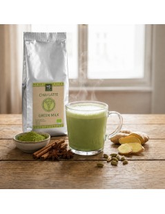 Chai Latte Green Milk Biologique 1Kg – Matcha et Épices en Harmonie