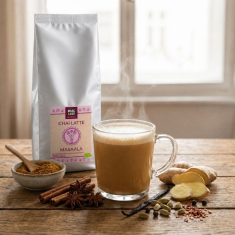 Organic Chai Latte Masaala - 1Kg – Black Tea with Exotic Spices