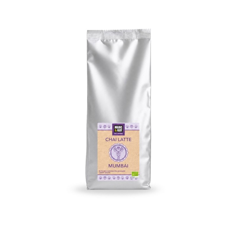 Chai Latte Mumbai Biológico soluble en formato HORECA 1kg - Marc & Kay