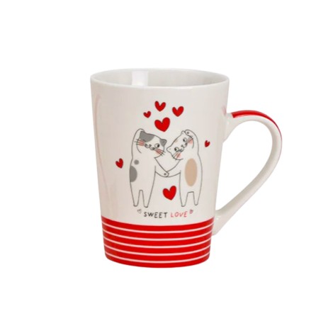 Taza de Porcelana Sweet Love 500ml | Regalo Romántico