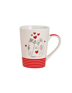 Taza de Porcelana Sweet Love 500ml | Regalo Romántico