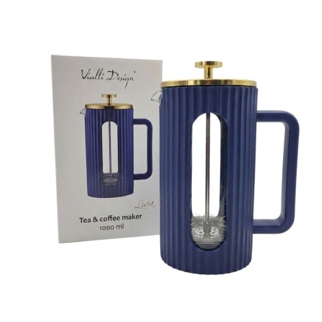 Tea and Coffee Maker Vialli Design Blue - 1000ml